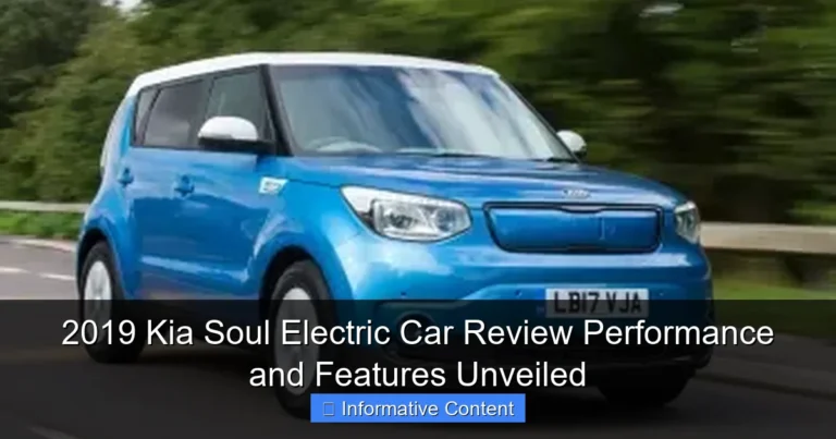 2019 Kia Soul Electric Car Review Performance and Features Unveiled