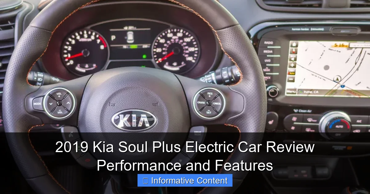 2019 Kia Soul Plus Electric Car Review Performance and Features