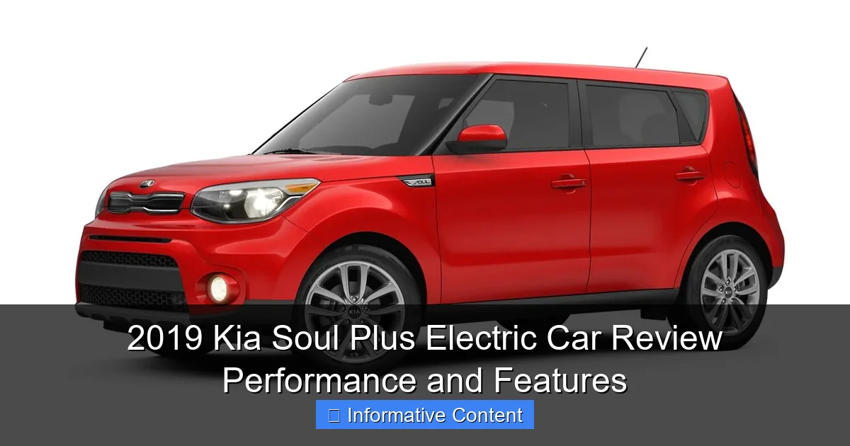 2019 Kia Soul Plus Electric Car Review Performance and Features