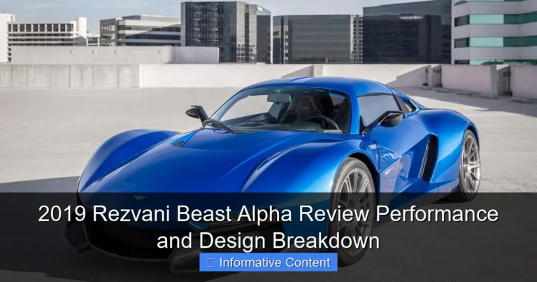 2019 Rezvani Beast Alpha Review Performance and Design Breakdown