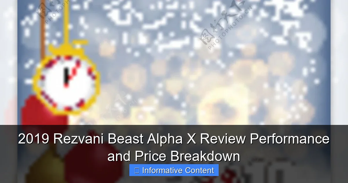 2019 Rezvani Beast Alpha X Review Performance and Price Breakdown