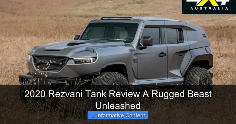 2020 Rezvani Tank Review A Rugged Beast Unleashed