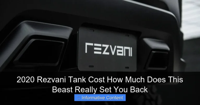 2020 Rezvani Tank Cost How Much Does This Beast Really Set You Back