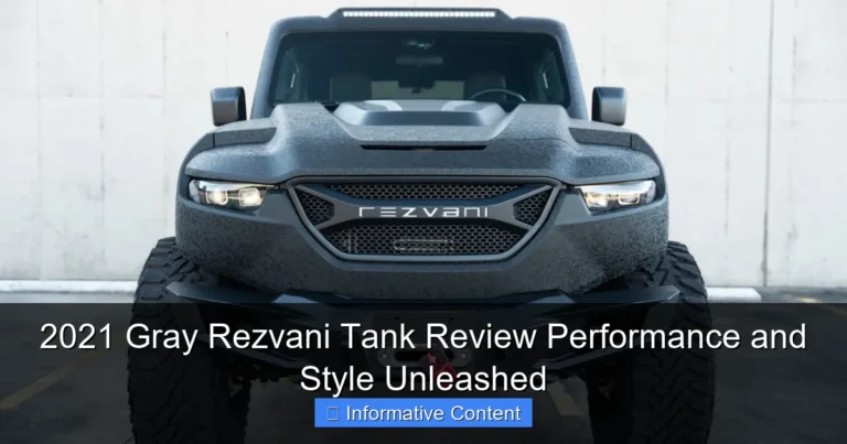 2021 Gray Rezvani Tank Review Performance and Style Unleashed