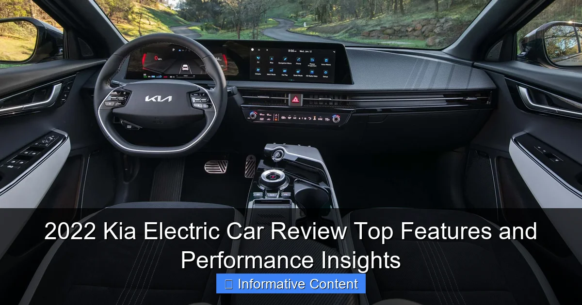 2022 Kia Electric Car Review Top Features and Performance Insights