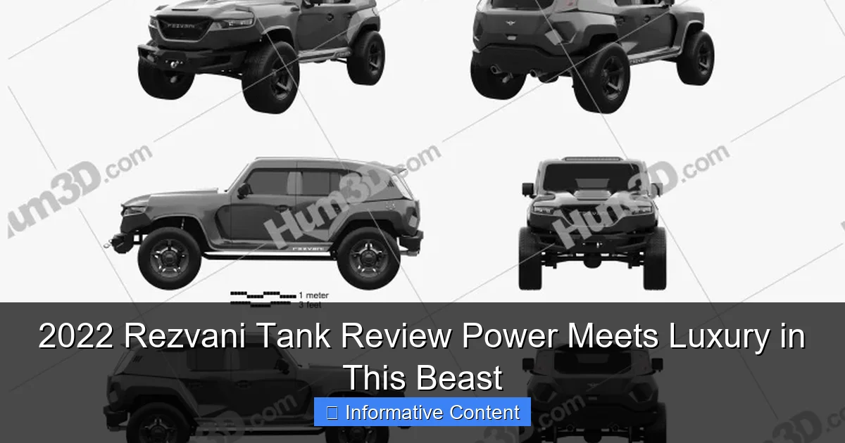 2022 Rezvani Tank Review Power Meets Luxury in This Beast