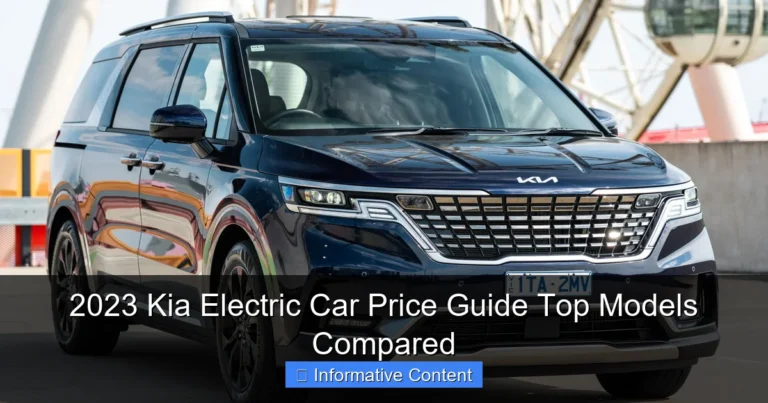 2023 Kia Electric Car Price Guide Top Models Compared