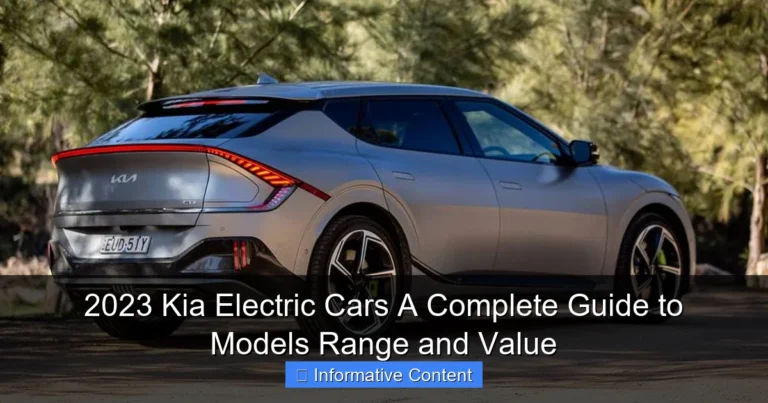 2023 Kia Electric Cars A Complete Guide to Models Range and Value