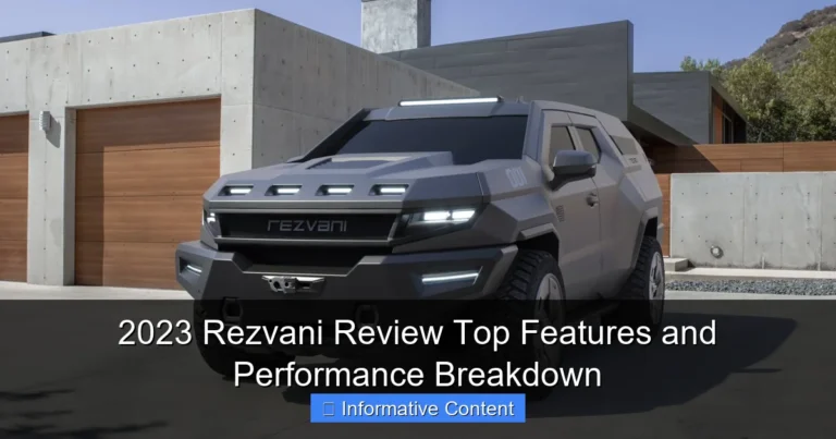 2023 Rezvani Review Top Features and Performance Breakdown