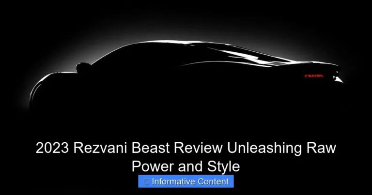 2023 Rezvani Beast Review Unleashing Raw Power and Style