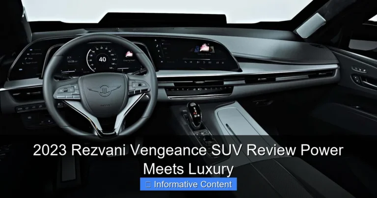 2023 Rezvani Vengeance SUV Review Power Meets Luxury