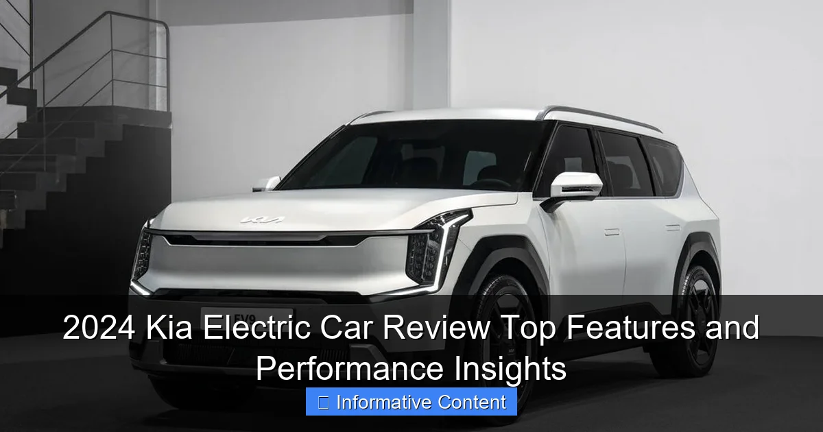 2024 Kia Electric Car Review Top Features and Performance Insights