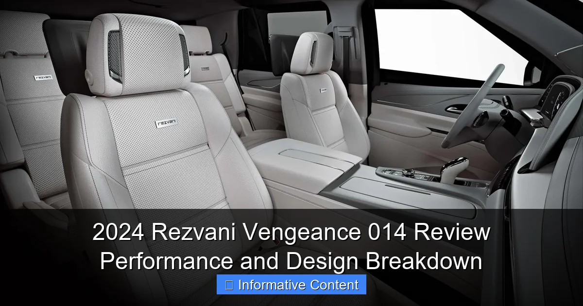2024 Rezvani Vengeance 014 Review Performance and Design Breakdown