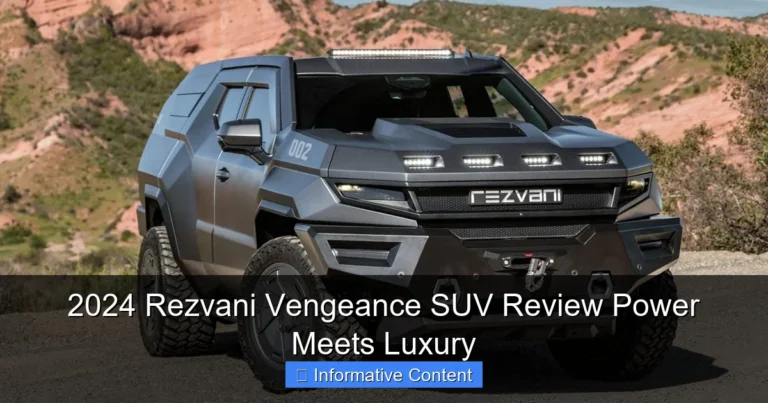 2024 Rezvani Vengeance SUV Review Power Meets Luxury