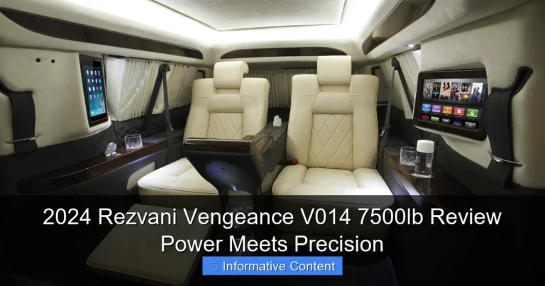 2024 Rezvani Vengeance V014 7500lb Review Power Meets Precision