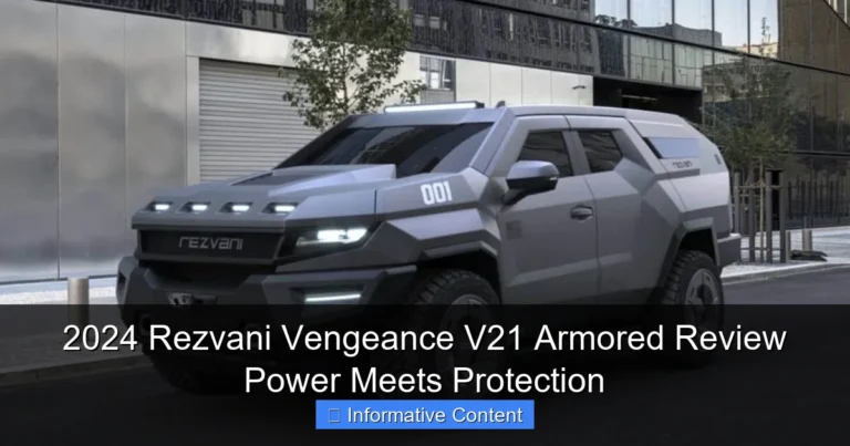 2024 Rezvani Vengeance V21 Armored Review Power Meets Protection