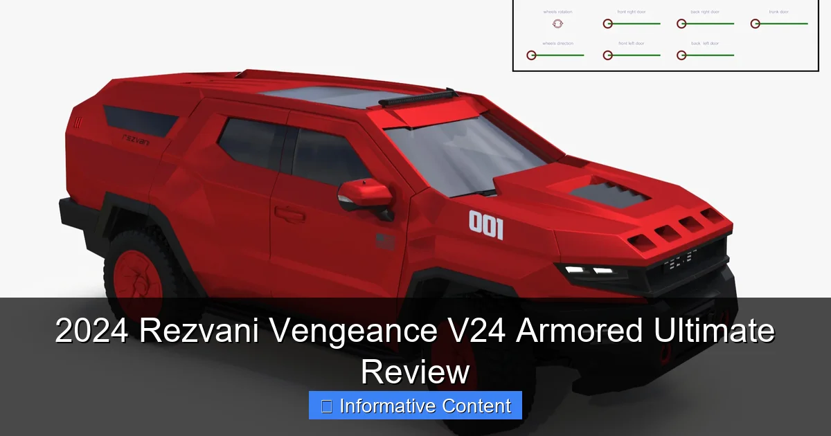 2024 Rezvani Vengeance V24 Armored Ultimate Review