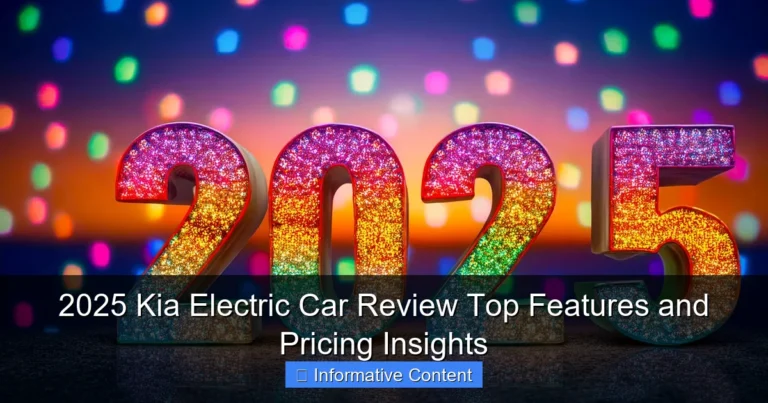 2025 Kia Electric Car Review Top Features and Pricing Insights