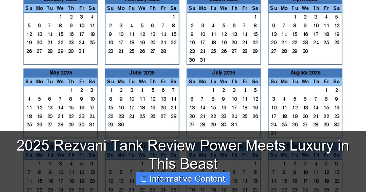 2025 Rezvani Tank Review Power Meets Luxury in This Beast