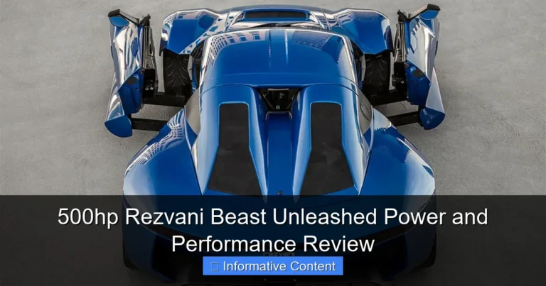 500hp Rezvani Beast Unleashed Power and Performance Review