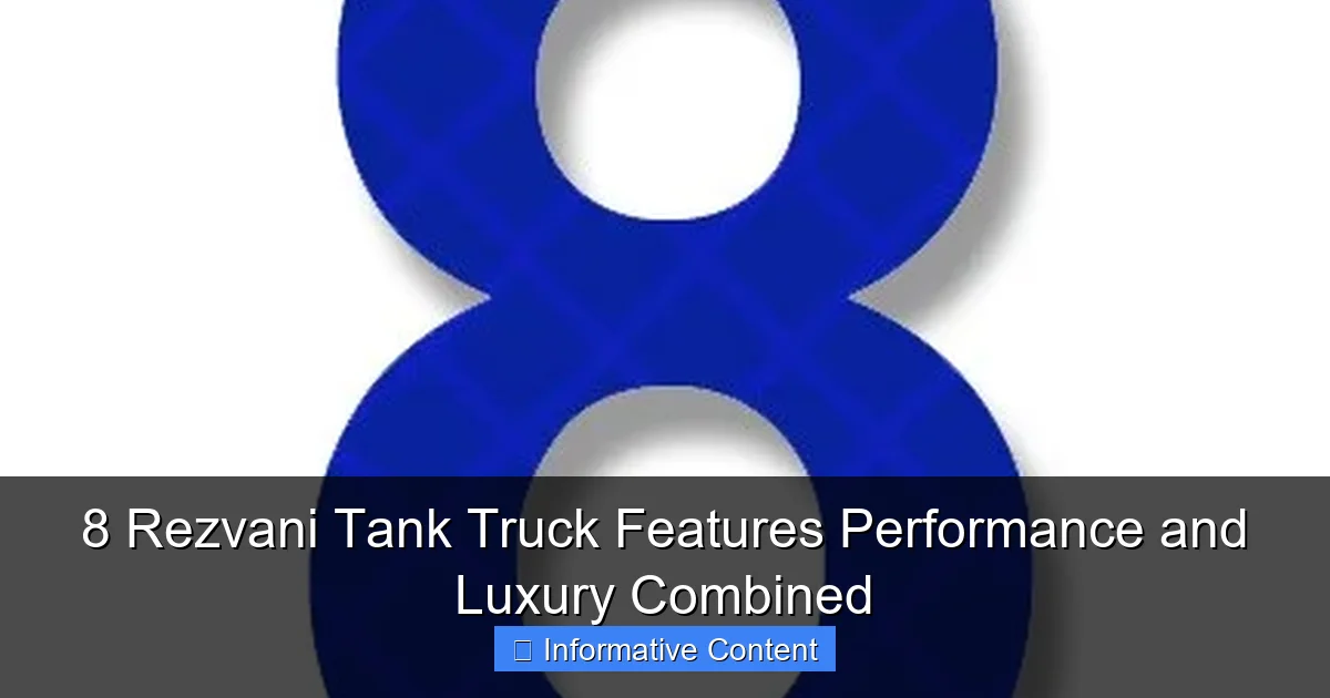 8 Rezvani Tank Truck Features Performance and Luxury Combined