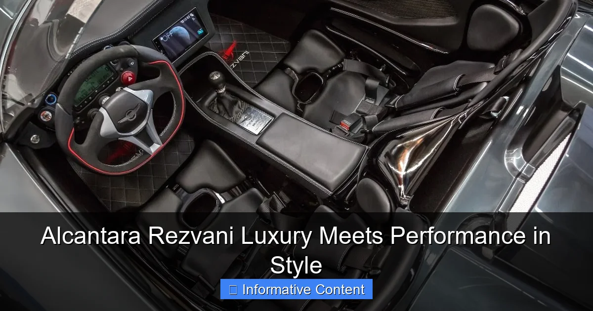 Alcantara Rezvani Luxury Meets Performance in Style