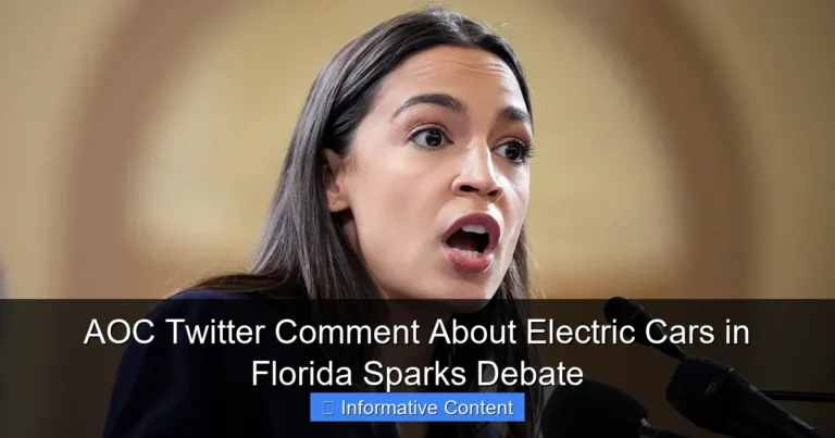 AOC Twitter Comment About Electric Cars in Florida Sparks Debate