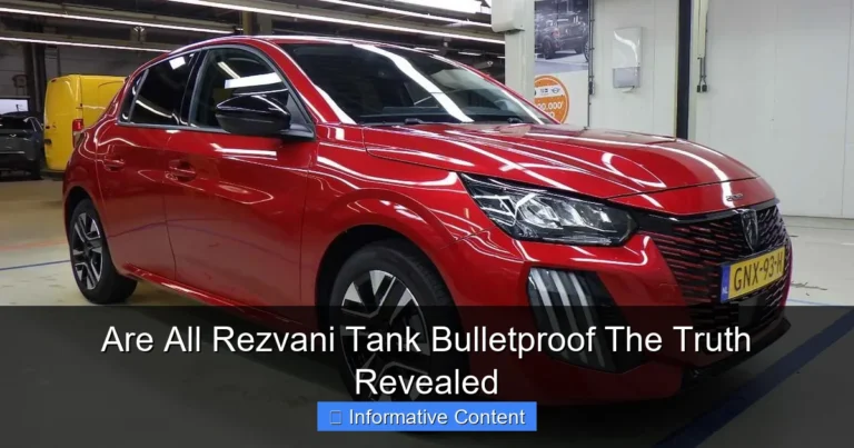 Are All Rezvani Tank Bulletproof The Truth Revealed