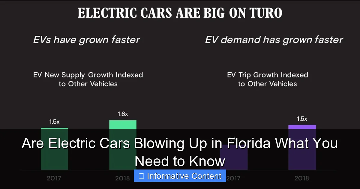 Are Electric Cars Blowing Up in Florida What You Need to Know