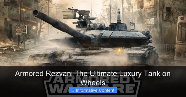 Armored Rezvani The Ultimate Luxury Tank on Wheels