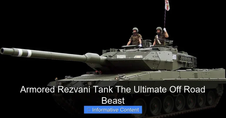 Armored Rezvani Tank The Ultimate Off Road Beast