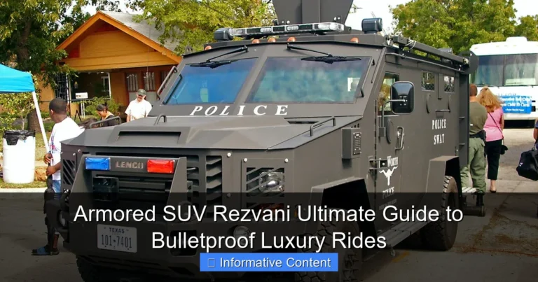 Armored SUV Rezvani Ultimate Guide to Bulletproof Luxury Rides