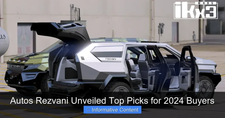 Autos Rezvani Unveiled Top Picks for 2024 Buyers