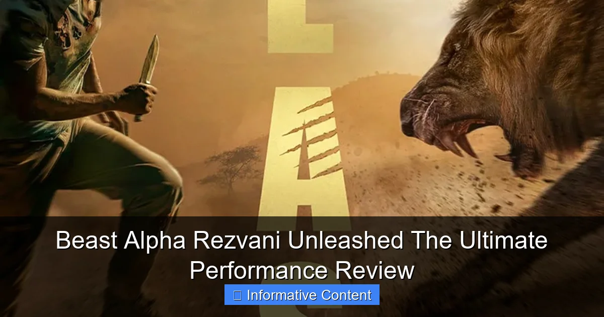 Beast Alpha Rezvani Unleashed The Ultimate Performance Review