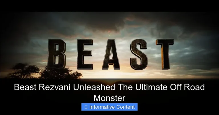 Beast Rezvani Unleashed The Ultimate Off Road Monster