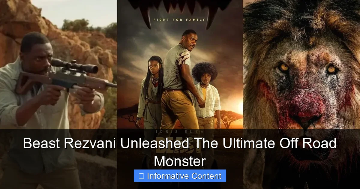 Beast Rezvani Unleashed The Ultimate Off Road Monster