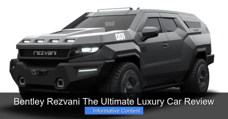 Bentley Rezvani The Ultimate Luxury Car Review