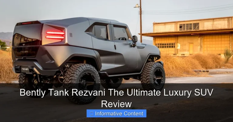 Bently Tank Rezvani The Ultimate Luxury SUV Review