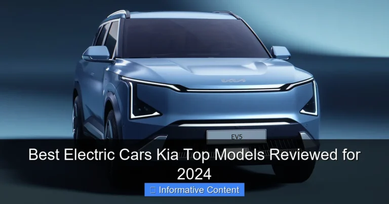 Best Electric Cars Kia Top Models Reviewed for 2024