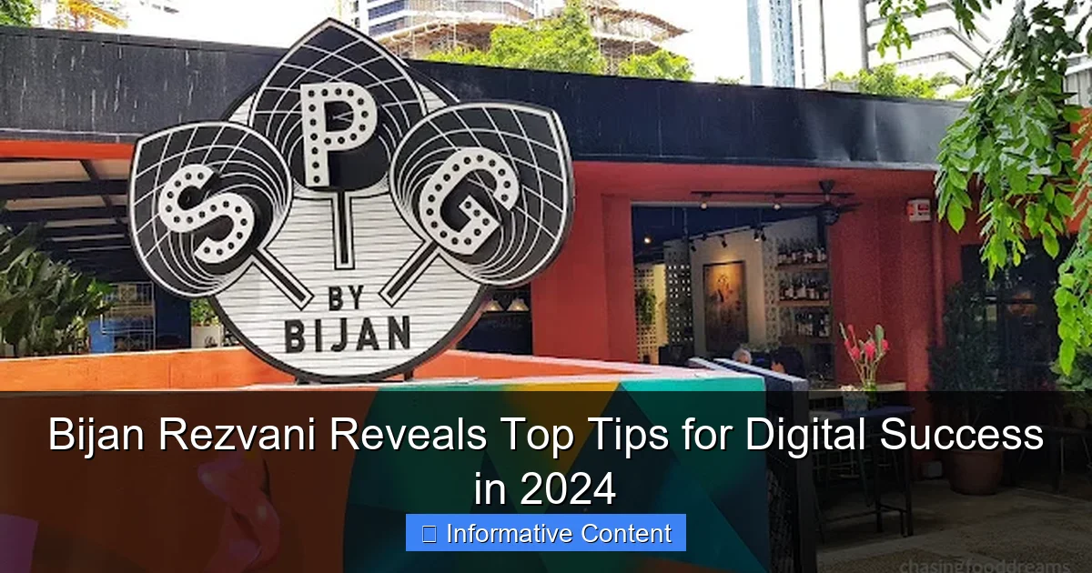 Bijan Rezvani Reveals Top Tips for Digital Success in 2024