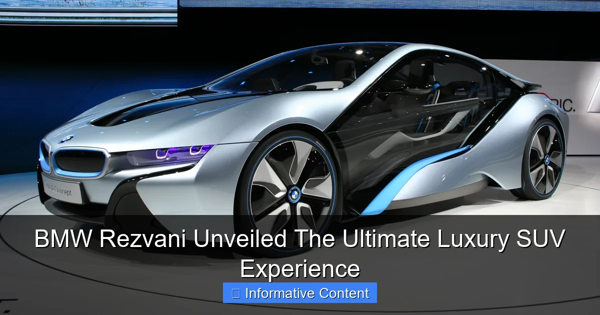 BMW Rezvani Unveiled The Ultimate Luxury SUV Experience