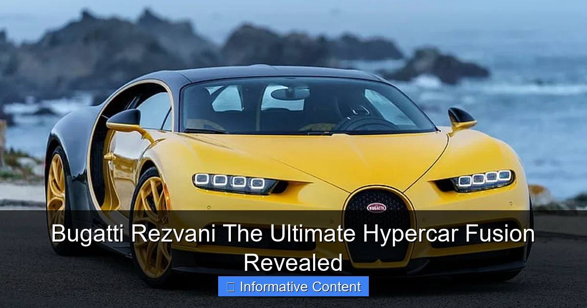 Bugatti Rezvani The Ultimate Hypercar Fusion Revealed