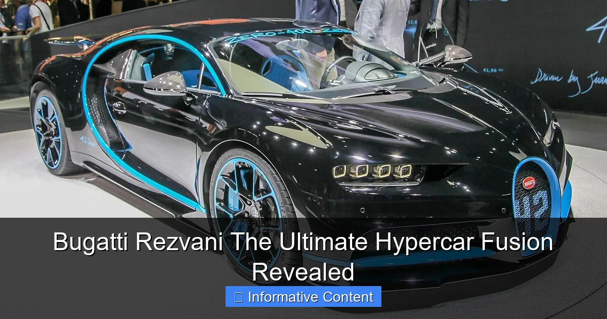 Bugatti Rezvani The Ultimate Hypercar Fusion Revealed
