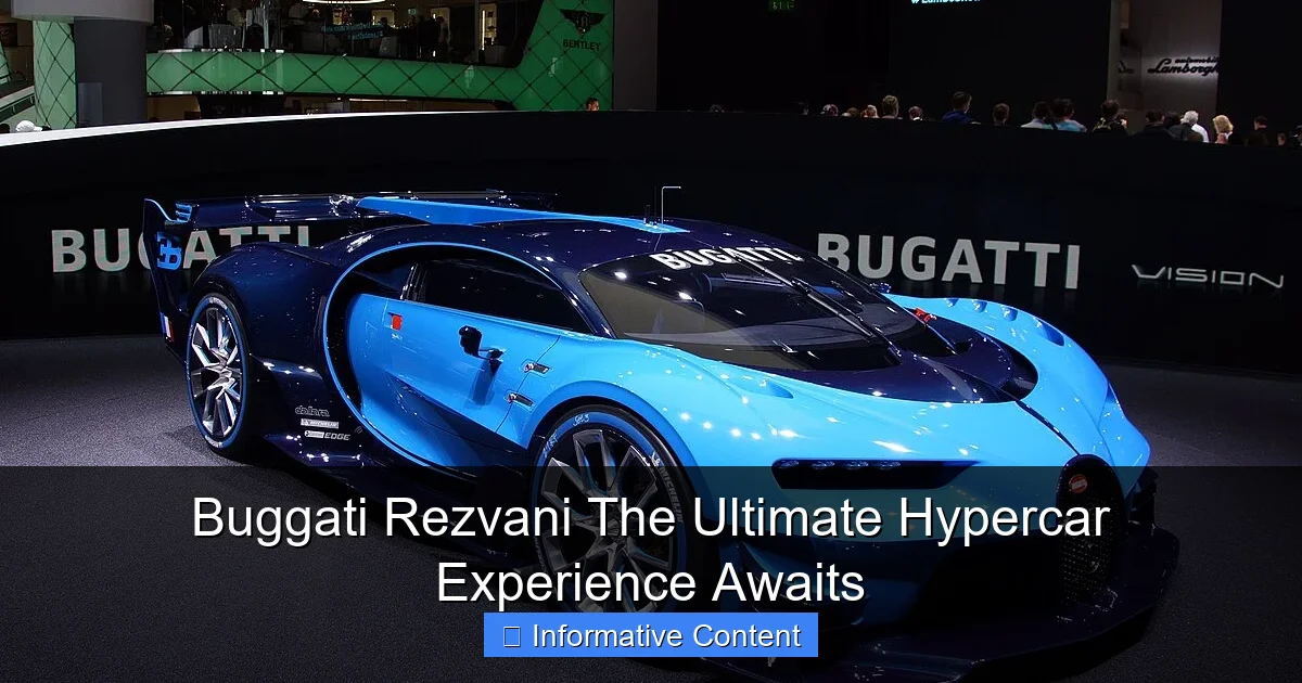 Buggati Rezvani The Ultimate Hypercar Experience Awaits