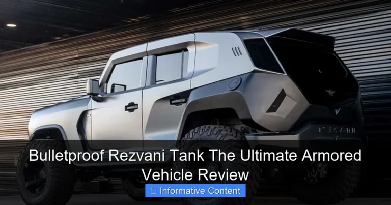 Bulletproof Rezvani Tank The Ultimate Armored Vehicle Review