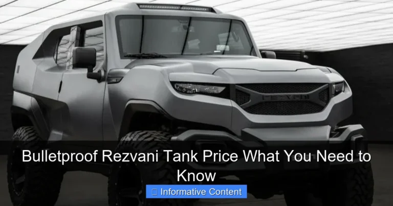 Bulletproof Rezvani Tank Price What You Need to Know