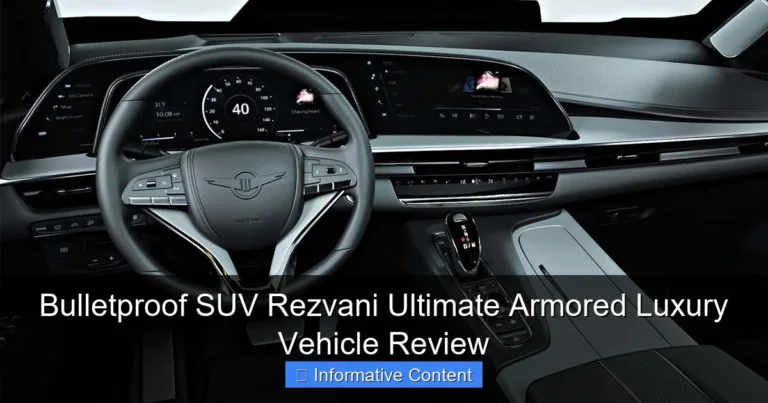Bulletproof SUV Rezvani Ultimate Armored Luxury Vehicle Review