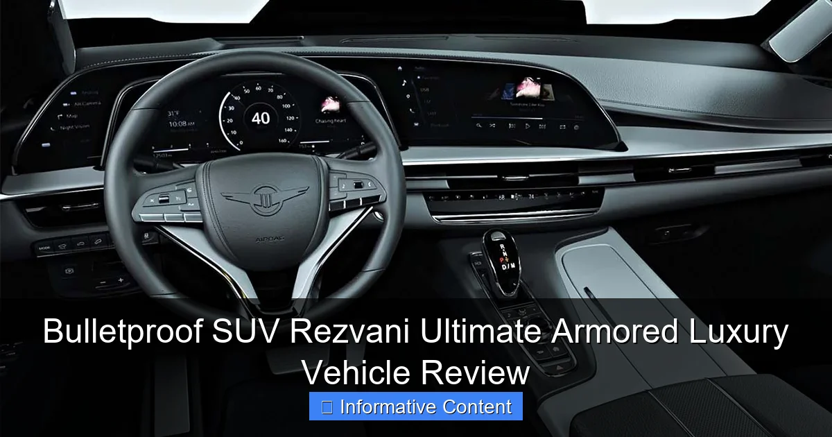 Bulletproof SUV Rezvani Ultimate Armored Luxury Vehicle Review