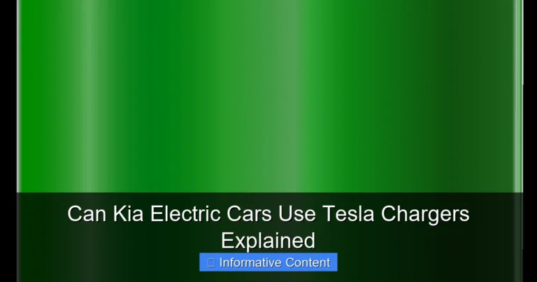 Can Kia Electric Cars Use Tesla Chargers Explained