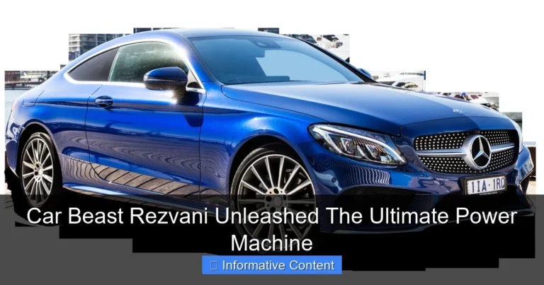 Car Beast Rezvani Unleashed The Ultimate Power Machine